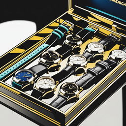 This high-resolution photograph showcases a collection of luxury watches neatly arranged on a luxurious velvet tray