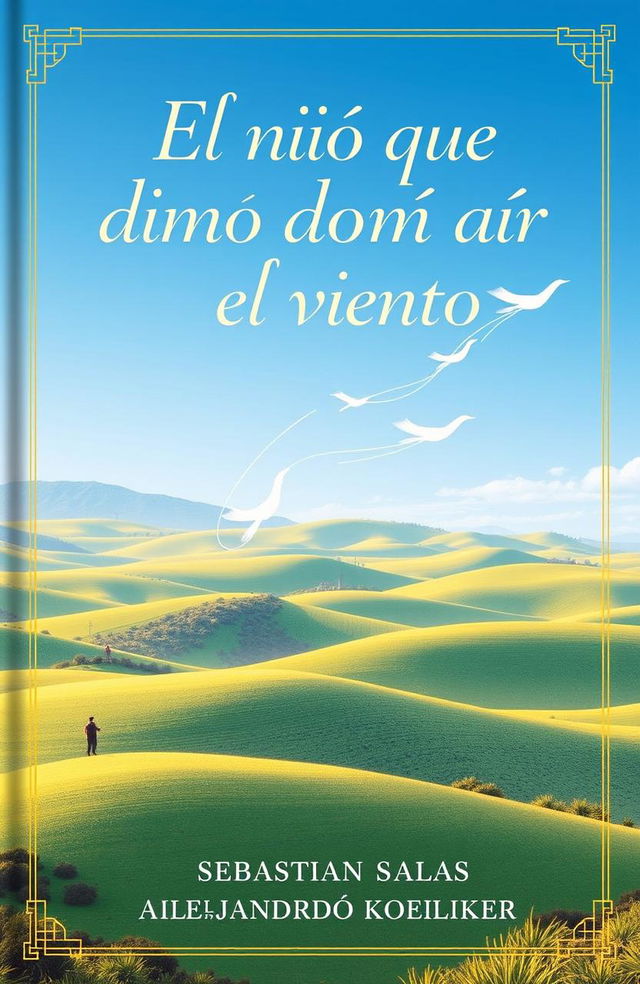 A book cover featuring the title 'El niño que domó el viento' prominently displayed at the top in an elegant, bold font