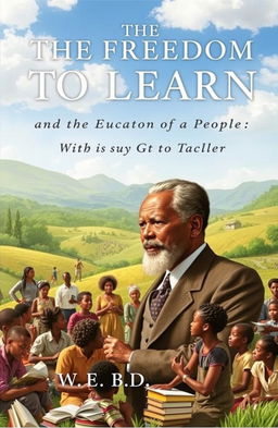 A visually striking book cover for 'The Freedom to Learn: W