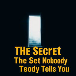 A mysterious thumbnail about the hidden side of success, featuring a dark and enigmatic background