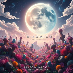 A stunning and imaginative artwork titled 'Risómico: Determinación de Duelo', created by Lisboa Lautaro