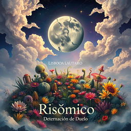 An enchanting artwork titled 'Risómico: Determinación de Duelo', credited to the author Lisboa Lautaro, with the name elegantly placed at the bottom