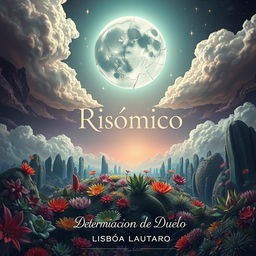 An enchanting artwork titled 'Risómico: Determinación de Duelo', credited to the author Lisboa Lautaro, with the name elegantly placed at the bottom