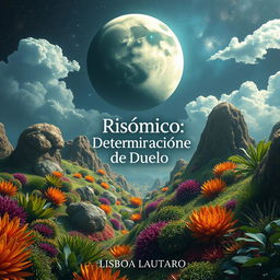 A captivating artwork titled 'Risómico: Determinación de Duelo', created by the author Lisboa Lautaro, with the author’s name elegantly displayed at the bottom