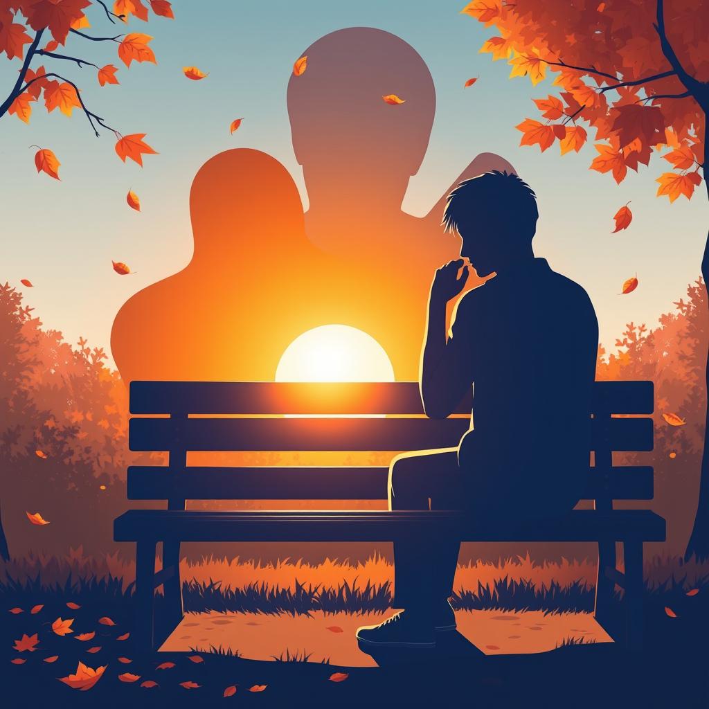 A captivating graphic artwork that combines elements of sadness with a powerful, uplifting message