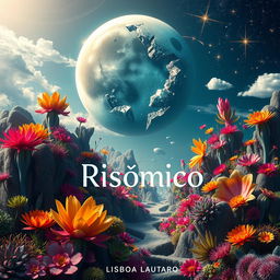 An imaginative artwork titled 'Risómico: Determinación de Duelo', crediting the author Lisboa Lautaro, with the name displayed gracefully at the bottom