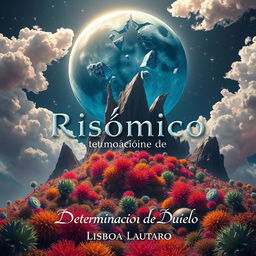 A stunning artwork titled 'Risómico: Determinación de Duelo', with the author's name Lisboa Lautaro elegantly positioned at the bottom