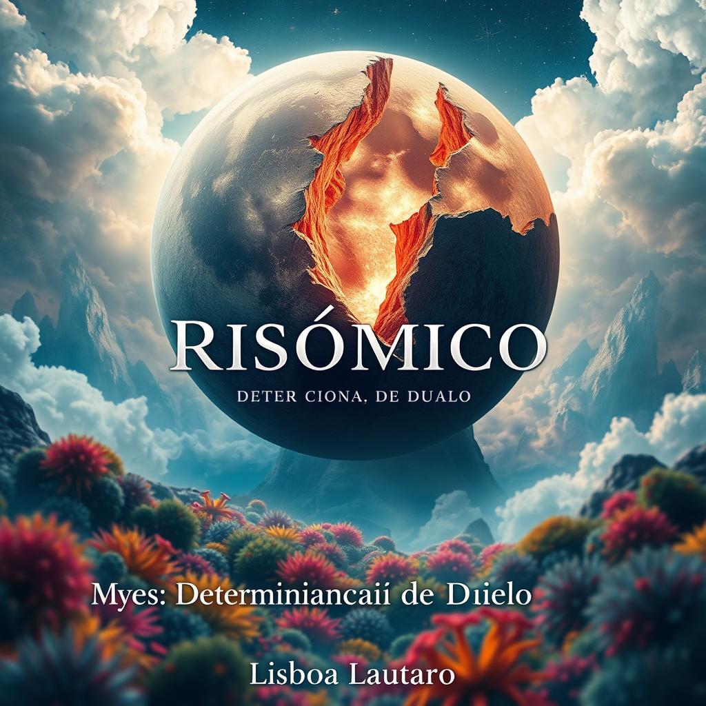 A stunning artwork titled 'Risómico: Determinación de Duelo', with the author's name Lisboa Lautaro elegantly positioned at the bottom