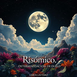 An enchanting artwork titled 'Risómico: Determinación de Duelo', attributed to the author Lisboa Lautaro, with the name elegantly positioned at the bottom