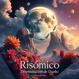 An enchanting artwork titled 'Risómico: Determinación de Duelo', attributed to the author Lisboa Lautaro, with the name elegantly positioned at the bottom