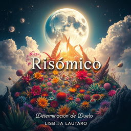 A stunning artwork titled 'Risómico: Determinación de Duelo', with the author's name Lisboa Lautaro gracefully placed at the bottom