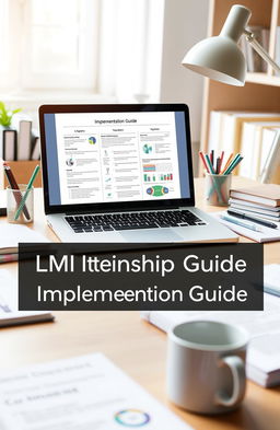 A detailed, informative visual representation of the 'LMI Internship Program Implementation Guide'