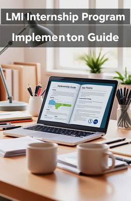 A detailed, informative visual representation of the 'LMI Internship Program Implementation Guide'