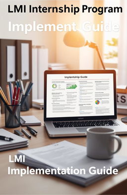 A detailed, informative visual representation of the 'LMI Internship Program Implementation Guide'