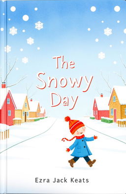 A beautifully illustrated book cover for the classic children's story "The Snowy Day" by Ezra Jack Keats