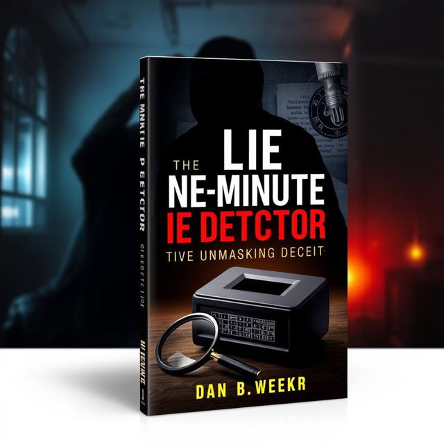 An engaging e-book cover design for 'The One-Minute Lie Detector: Unmasking Deceit