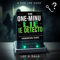 A captivating e-book cover design for 'The One-Minute Lie Detector: Unmasking Deceit