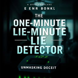 A captivating e-book cover design for 'The One-Minute Lie Detector: Unmasking Deceit