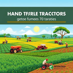 An engaging and informative report about agricultural assistance programs focused on the distribution and impact of hand tractors in rural farming communities