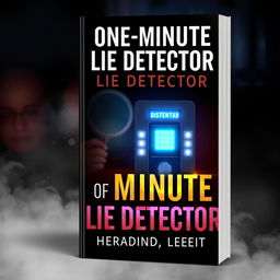 A striking e-book cover design for 'The One-Minute Lie Detector: Unmasking Deceit