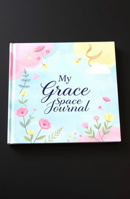 A visually striking book cover for 'My Grace Space Journal'
