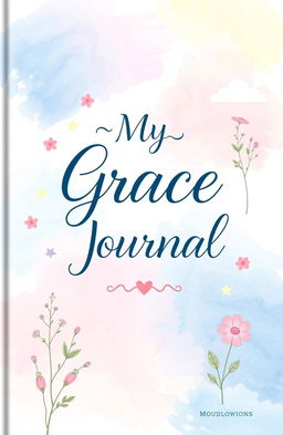 A visually striking book cover for 'My Grace Space Journal'