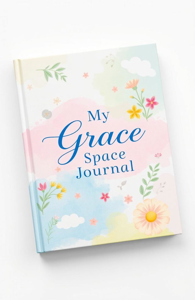 A visually striking book cover for 'My Grace Space Journal'