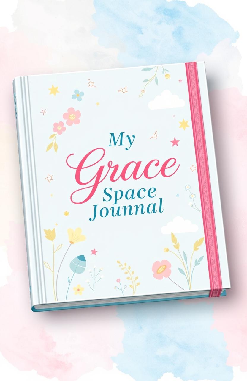 A visually striking book cover for 'My Grace Space Journal'