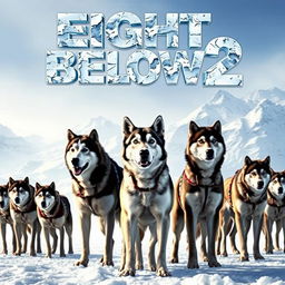 A captivating movie poster for 'Eight Below 2'