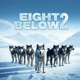 A captivating movie poster for 'Eight Below 2'