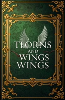 A captivating book cover design for the historical fantasy titled 'Thorns and Wings'