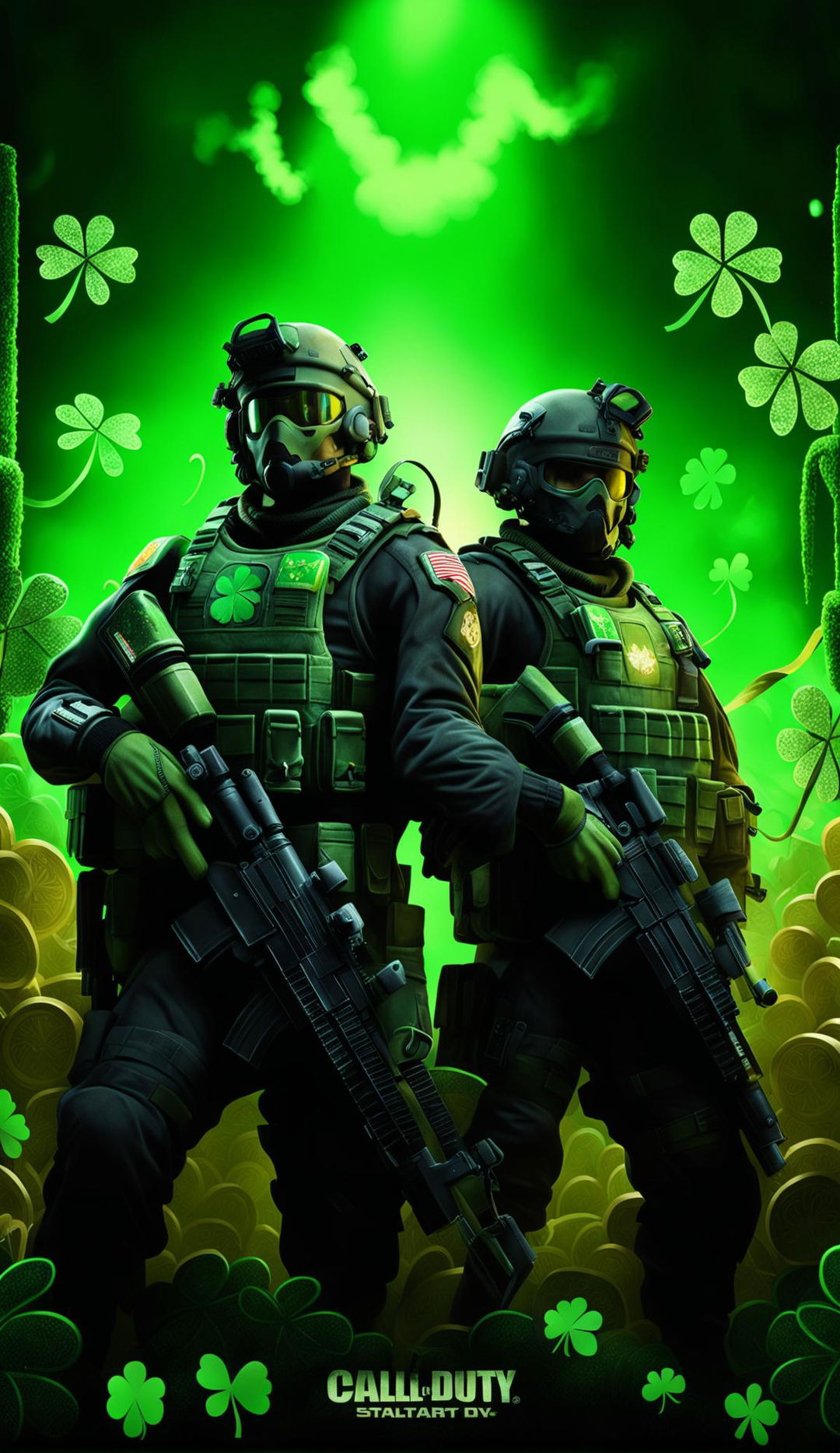 A high-definition Call of Duty poster for a St