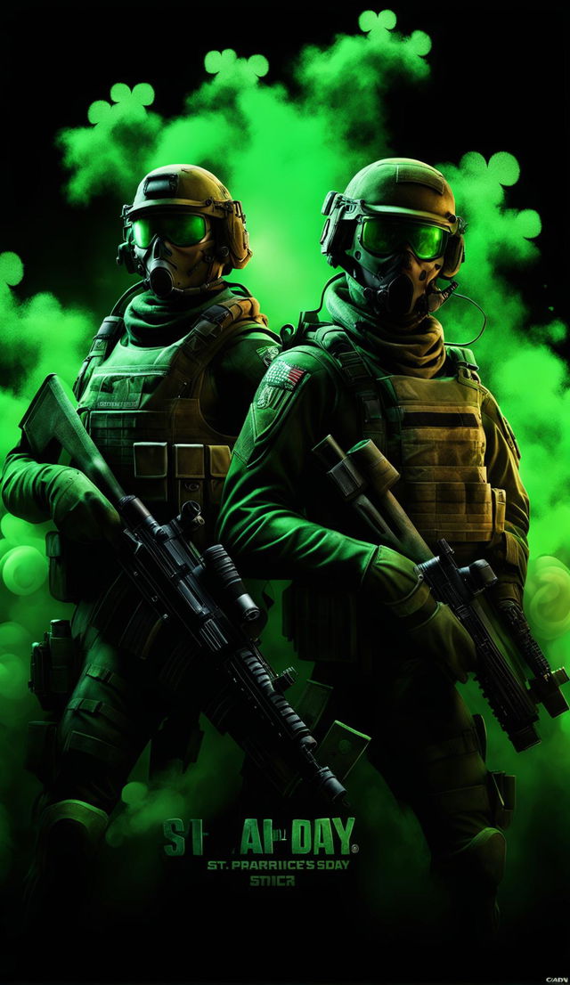 A high-definition Call of Duty poster for a St