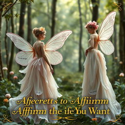 A sophisticated book cover with a vintage 1800s aesthetic, designed for an adult audience, featuring a serene woodland setting