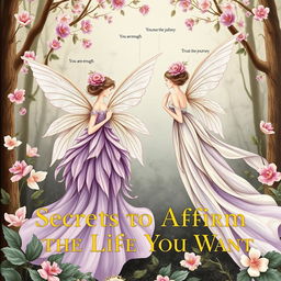 A high-fashion book cover with a modern illustrated style infused with vintage 1800s fairy tale elements