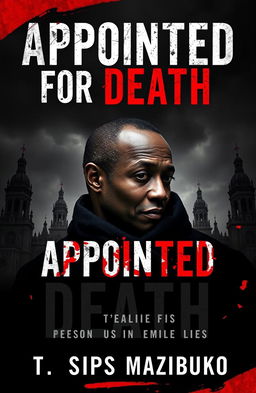 A visually striking and thought-provoking book cover design for 'Appointed for Death: Truth is Treason in an Empire of Lies' by T