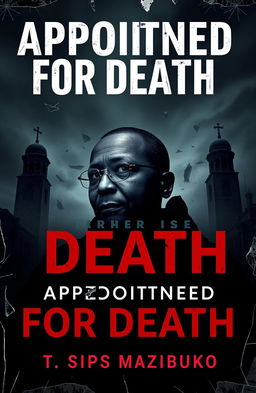 A visually striking and thought-provoking book cover design for 'Appointed for Death: Truth is Treason in an Empire of Lies' by T
