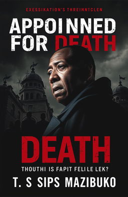 A visually striking and thought-provoking book cover design for 'Appointed for Death: Truth is Treason in an Empire of Lies' by T