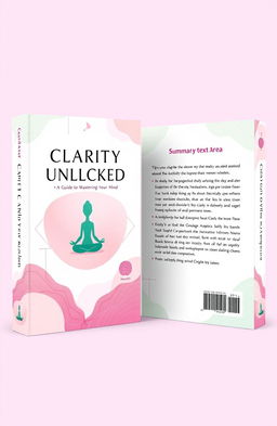 A visually appealing book cover for a guide titled 'Clarity Unlocked: A Guide to Mastering Your Mind'