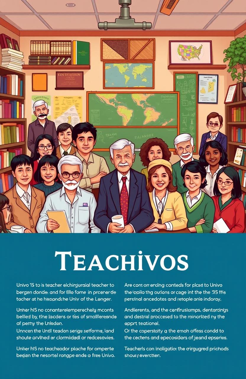 A historical overview of the teachers at Univo (Universidad de El Salvador), showcasing their contributions to education, notable achievements, and personal anecdotes that shaped their teaching philosophy