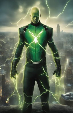 A 32k HD digital art poster of Electro from the Marvel universe, designed for a 200mm format