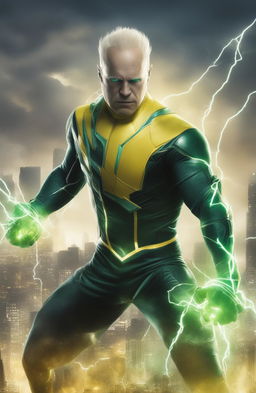 A 32k HD digital art poster of Electro from the Marvel universe, designed for a 200mm format