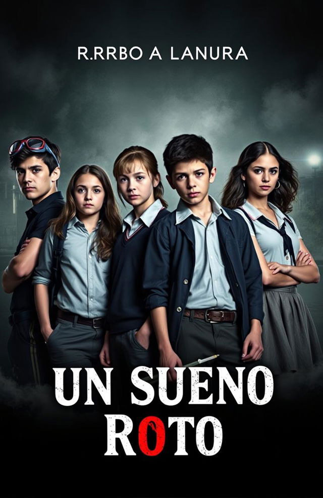 The poster features the main cast: Ramiro, Andrea, Lucas, and Rebeca, all portrayed as young teenagers in school uniforms