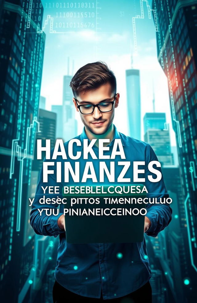 A captivating ebook cover design for 'Hackea tus finanzas y desbloquea tu potencial financiero