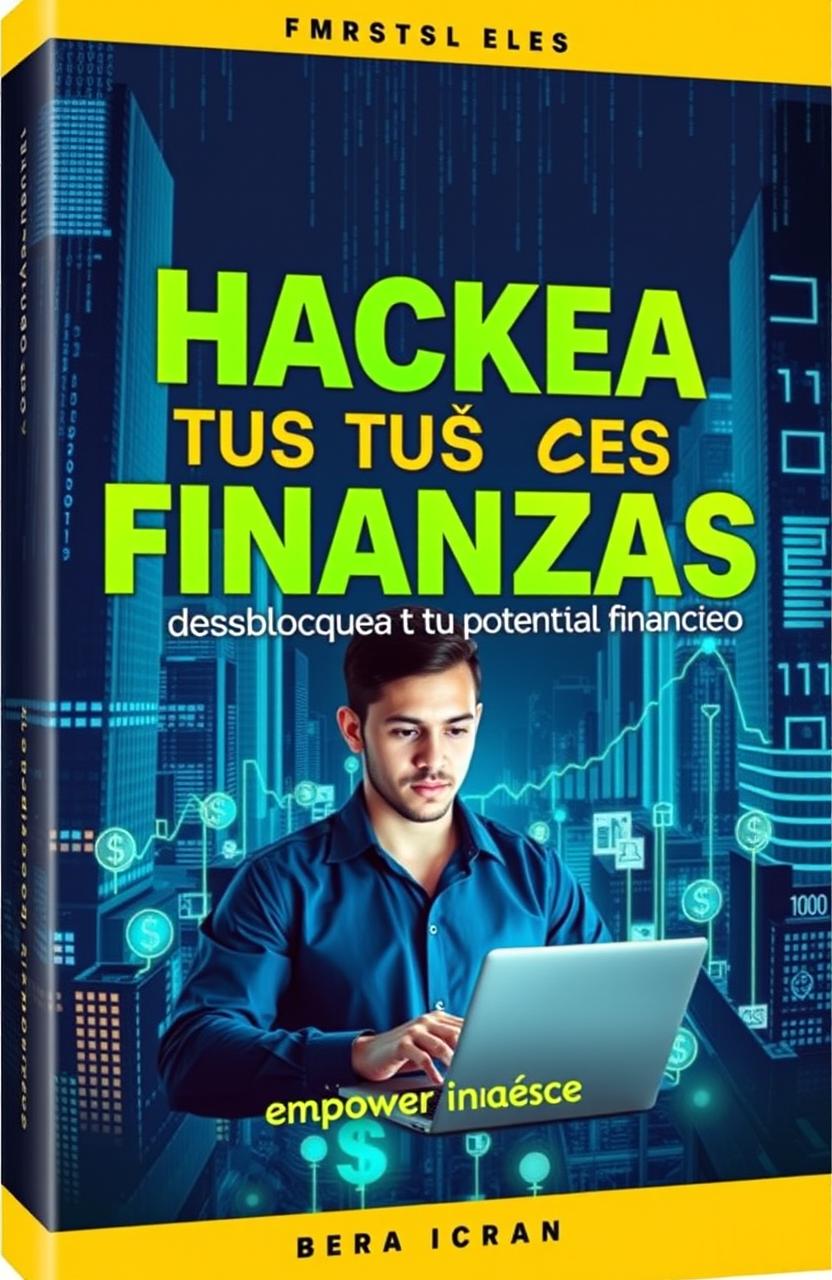 A captivating ebook cover design for 'Hackea tus finanzas y desbloquea tu potencial financiero