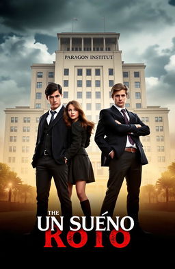 The poster features the main cast: Ramiro, Andrea, Lucas, and Rebeca, all 16 years old, dressed in stylish school uniforms