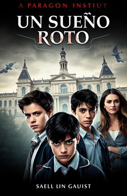 The poster features the main cast: Ramiro, Andrea, Lucas, and Rebeca, all 16 years old, wearing school uniforms
