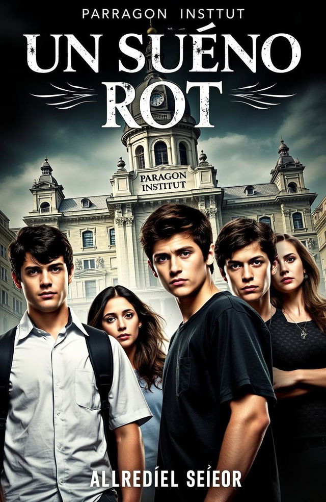 The poster features the main cast: Ramiro, Andrea, Lucas, and Rebeca, all 16 years old, wearing school uniforms