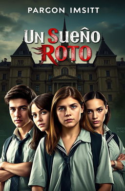 The poster features the main cast: Ramiro, Andrea, Lucas, and Rebeca, all 16 years old, wearing school uniforms