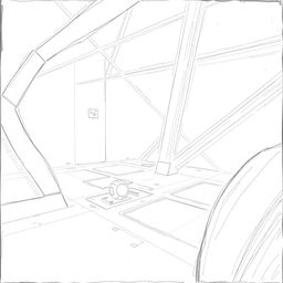A non-existent, digital, and virtual environment designed as a holographic background